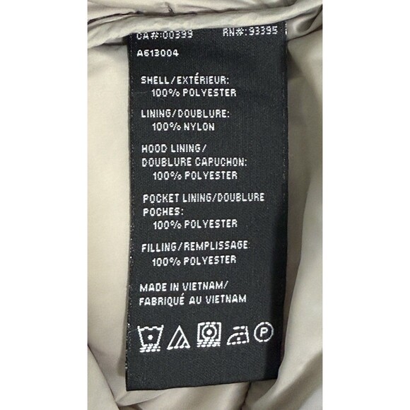 Women's Navy Longline Quilted Puffer Vest Outerwear Casual Missing Hood Size XL - Picture 6 of 10